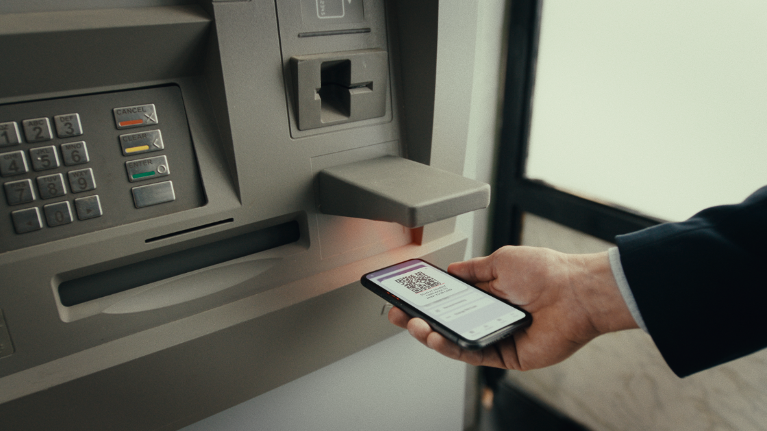 Our team captured high-tech ATM interactions through practical lighting and a clean visual design.