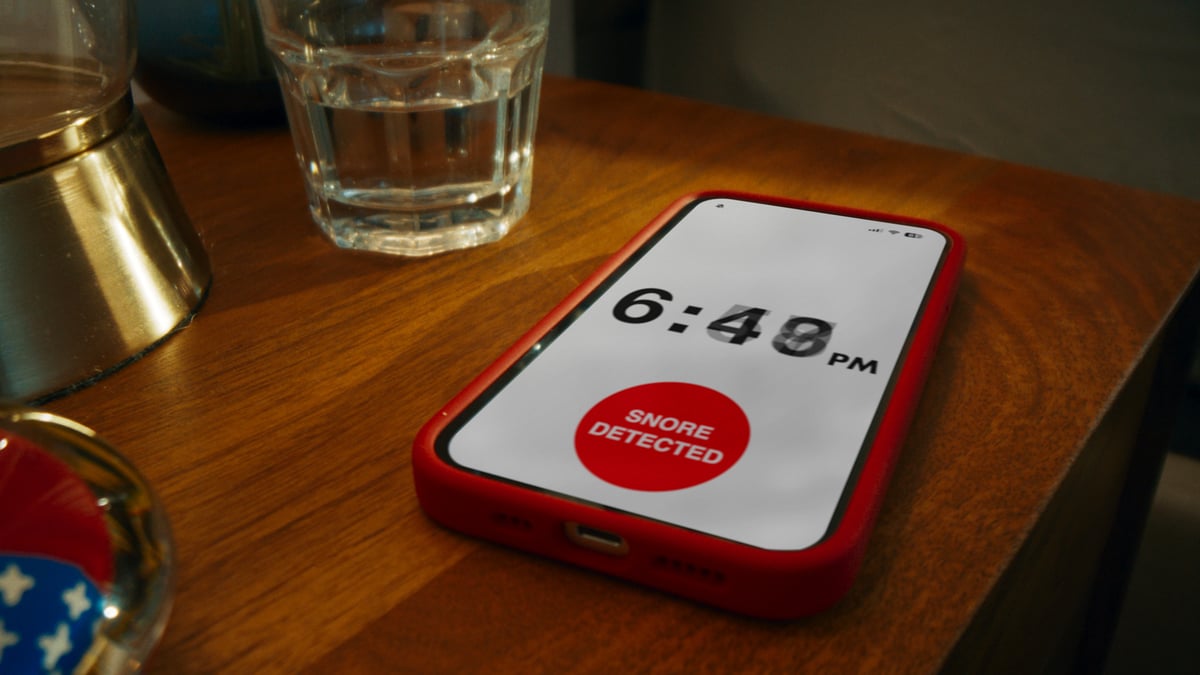 Cellphone with a timer on the table.